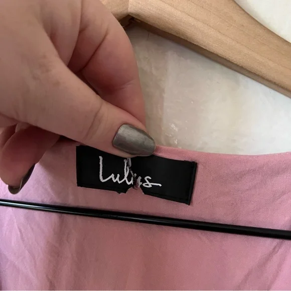 Lulus | Amaryllis Mauve Pink Floral Print Button Front Mini Dress - Picture 4 of 8